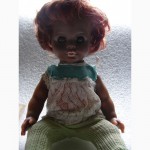Кукла ГДР винил, негритянка