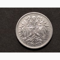 10 геллеров 1893г. Австро-Венгрия
