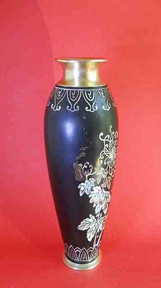 Фото 2. Старинная Китайская латунная ваза
