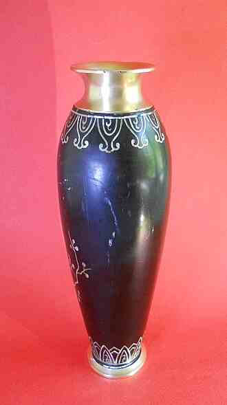 Фото 4. Старинная Китайская латунная ваза