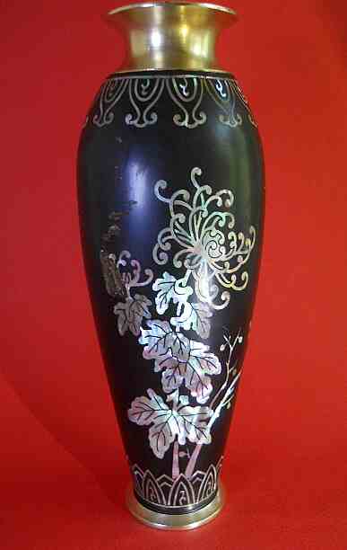 Фото 7. Старинная Китайская латунная ваза