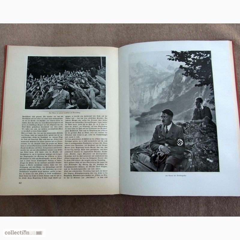 Фото 12. Альбом «Adolf Hitler» в суперобложке. Издание 1936 год