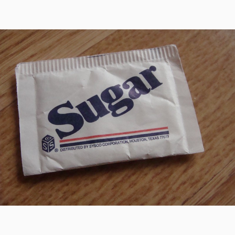Пакет с сахаром картинка