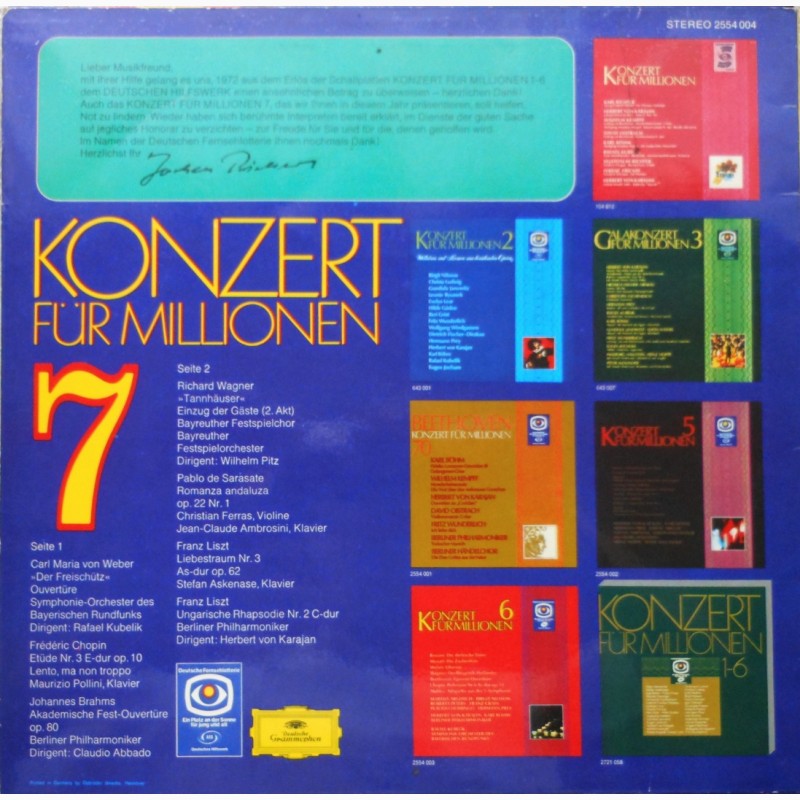 Фото 4. Konzert Für Millionen 7 (Wagner, Karajan, Weber, Liszt and others)