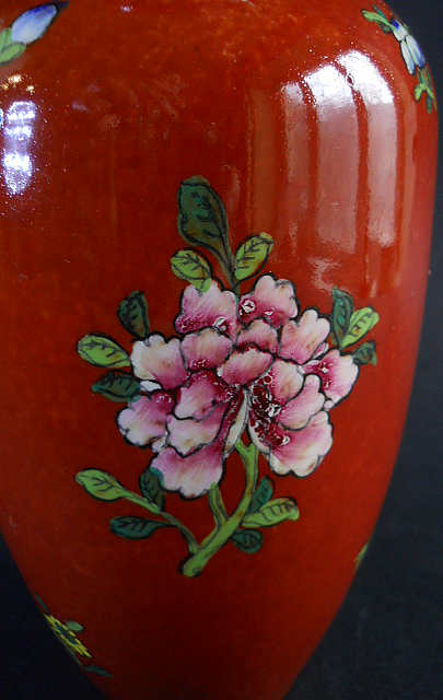 Фото 3. Винтажная Китайская ваза для цветов-HONG KONG