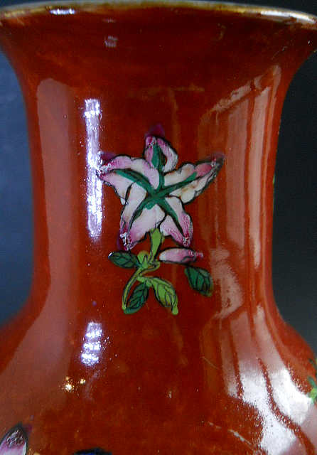 Фото 4. Винтажная Китайская ваза для цветов-HONG KONG