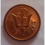 1 цент Барбадос