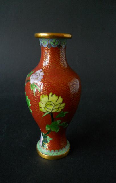 Фото 18. Китайская винтажная ваза клуазоне