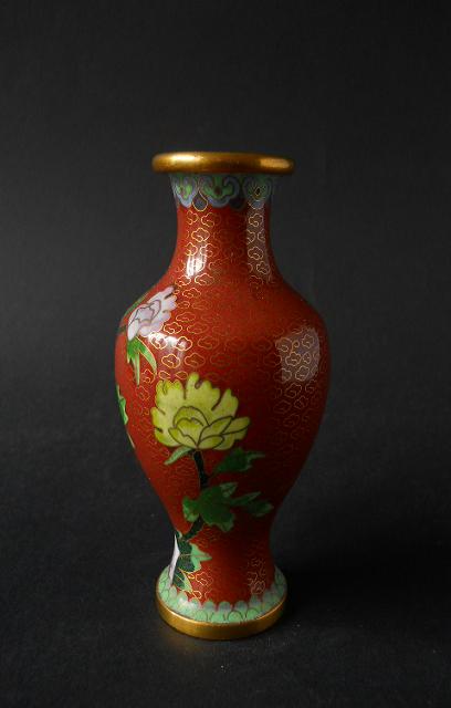 Фото 5. Китайская винтажная ваза клуазоне
