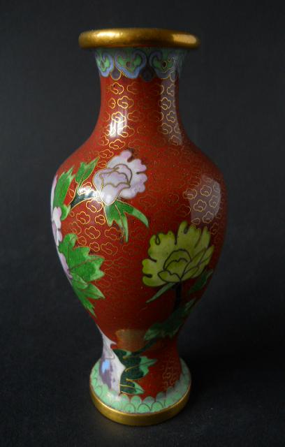 Фото 7. Китайская винтажная ваза клуазоне