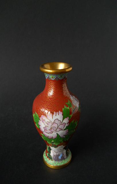 Фото 9. Китайская винтажная ваза клуазоне