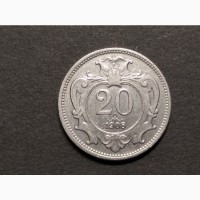 20 геллеров 1908г. Австро-Венгрия