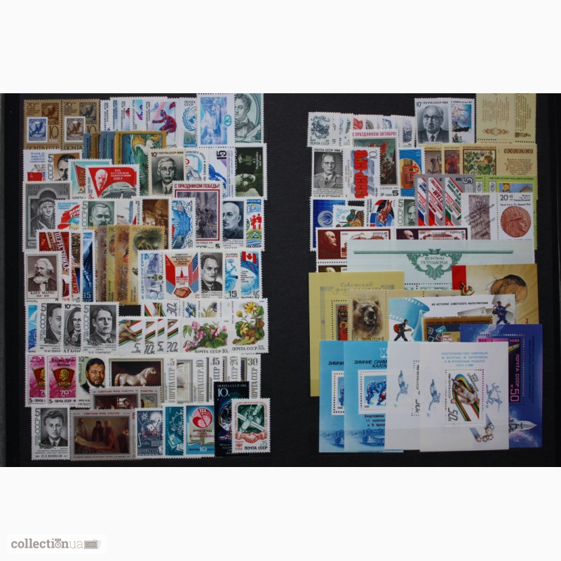 Фото 12. Вам в коллекцию почтовые марки СССР в альбомах. Годовые наборы с 1960-1991 год. Чистые