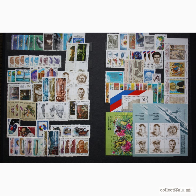 Фото 13. Вам в коллекцию почтовые марки СССР в альбомах. Годовые наборы с 1960-1991 год. Чистые