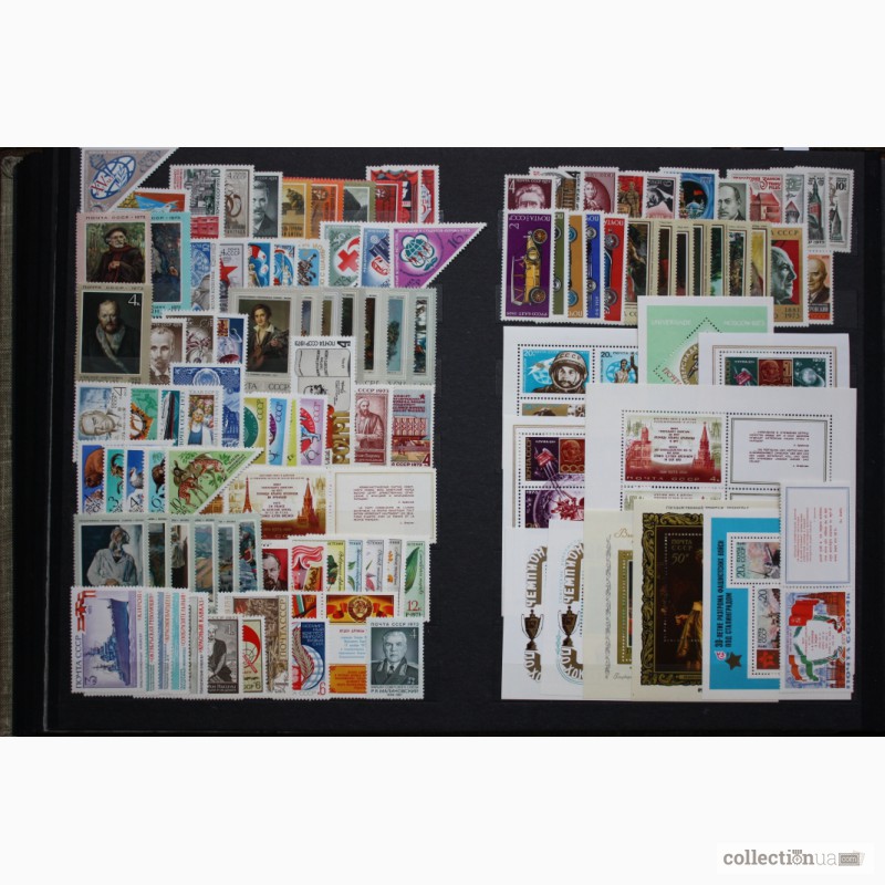 Фото 6. Вам в коллекцию почтовые марки СССР в альбомах. Годовые наборы с 1960-1991 год. Чистые