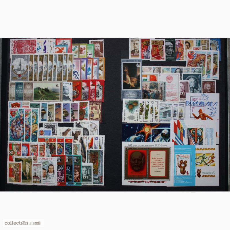 Фото 9. Вам в коллекцию почтовые марки СССР в альбомах. Годовые наборы с 1960-1991 год. Чистые