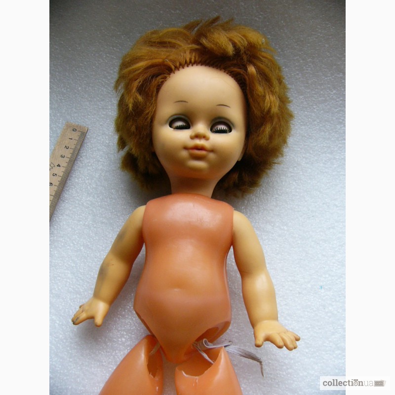 Фото 2. Кукла СССР, Загорская ф-ка игрушек, на резинках