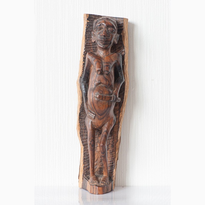 Фото 2. Африканская статуэтка резная скульптура женщины африканки из черного дерева эбен