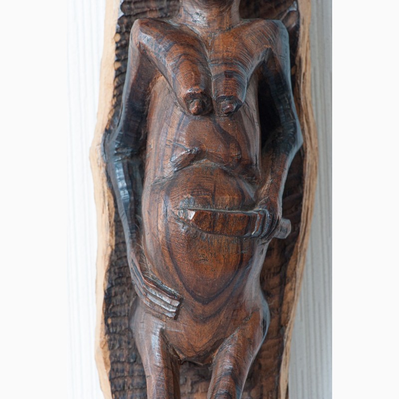 Фото 6. Африканская статуэтка резная скульптура женщины африканки из черного дерева эбен