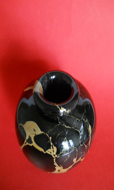 Фото 10. Винтажная ваза из черного мрамора