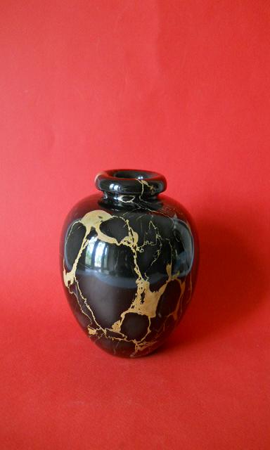 Фото 3. Винтажная ваза из черного мрамора