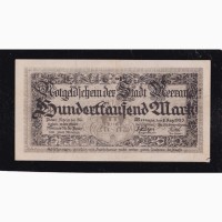 100 000 марок 1923г. 64026. Меране. Германия