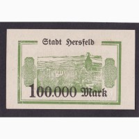 100 000 марок 1923г. 4782 E. Германия. Пресс
