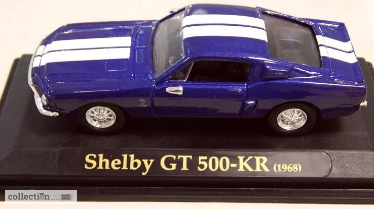 Фото 3. Модель Shelby GT 500-KR 1968 r. На подставке. 1:43
