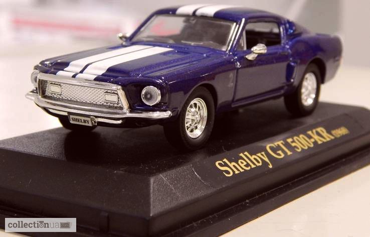 Фото 5. Модель Shelby GT 500-KR 1968 r. На подставке. 1:43