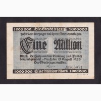 1 000 000 марок 1923г. 565871. Германия