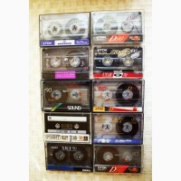 Аудиокассеты фирменные TDK, BASF, Konica, SONY, ESP, SKC, SAMSUNG. Кассеты с записью