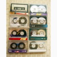 Аудиокассеты фирменные TDK, BASF, Konica, SONY, ESP, SKC, SAMSUNG. Кассеты с записью