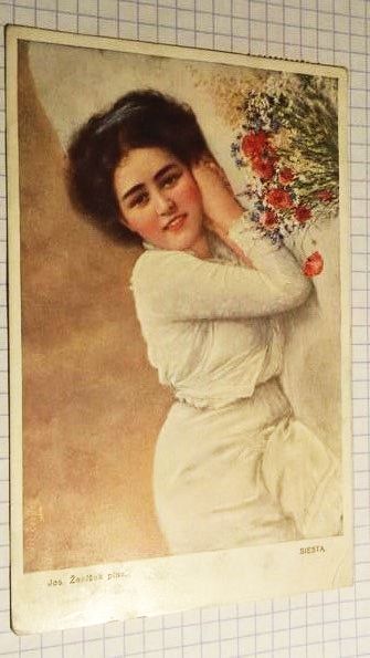 Фото 2. Открытка (ПК).Сиеста. 1908г. Австро-Венгрия. Лот 185