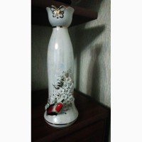 Продам вазу Птица на цветущей вишней фарфор с позолотой