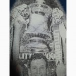 Футболка Dave Watson Legend Everton FC з автографами