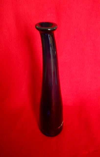 Фото 7. Винтажная ваза из голубого Итальянского стекла