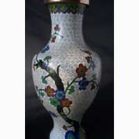 Винтажная Китайская декоративная ваза с изображением сакуры