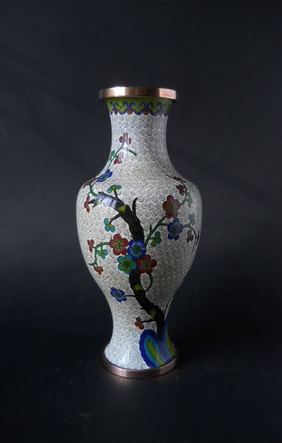 Фото 4. Винтажная Китайская декоративная ваза с изображением сакуры