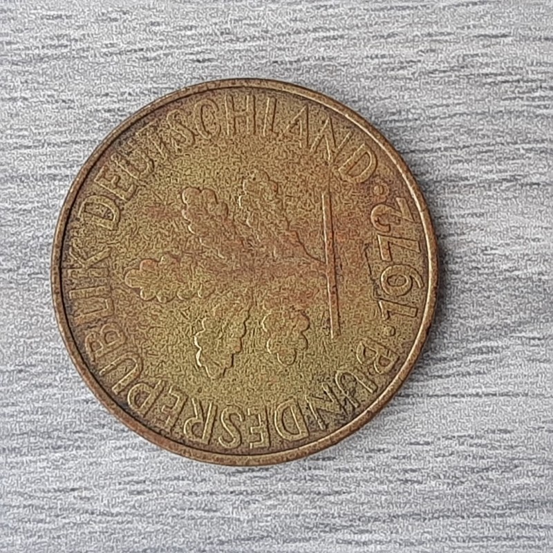 Фото 3. Монета ФРГ 10 пфеннигов 1972 F