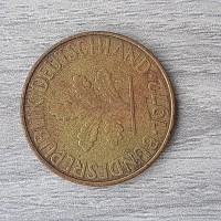 Монета ФРГ 10 пфеннигов 1972 F