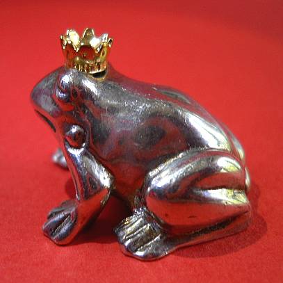 Фото 4. Миниатюрная статуэтка принц-лягушка из стерлингового серебра