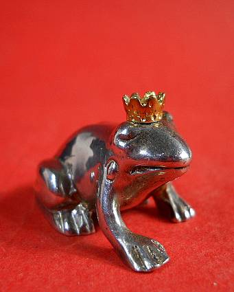 Фото 6. Миниатюрная статуэтка принц-лягушка из стерлингового серебра
