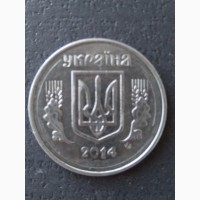 Продам монету 5коп.2014р. з браком аверса