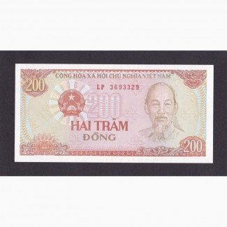 200 донг 1987г. Вьетнам. Пресс