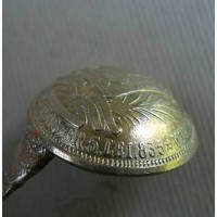Винтажная коллекционная ложка из стерлингового серебра