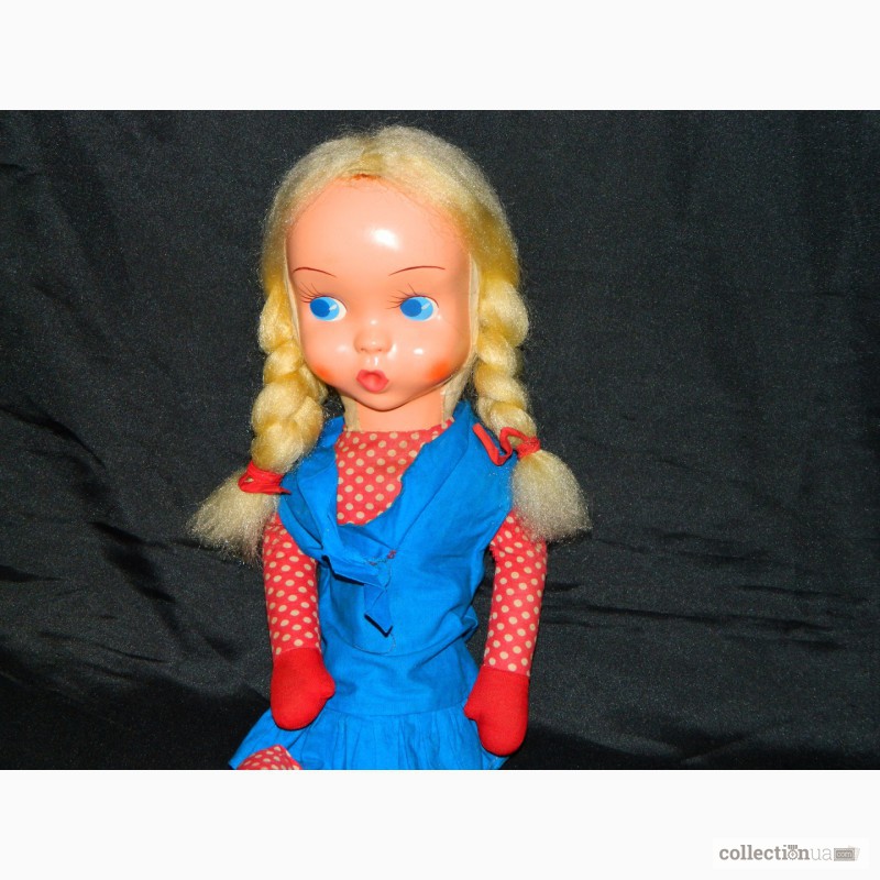 Фото 2. Кукла старинная Польша, целлулоид, опилки, 1950х