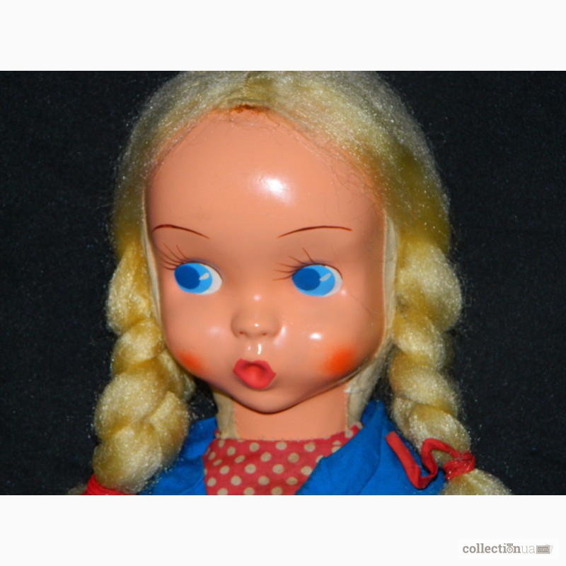 Фото 3. Кукла старинная Польша, целлулоид, опилки, 1950х