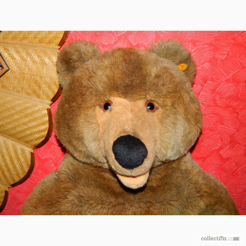 Фото 3. Большой Мишка Steiff Molly Brown Bear 80см 1989-90