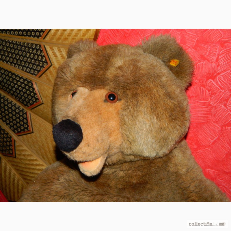 Фото 5. Большой Мишка Steiff Molly Brown Bear 80см 1989-90