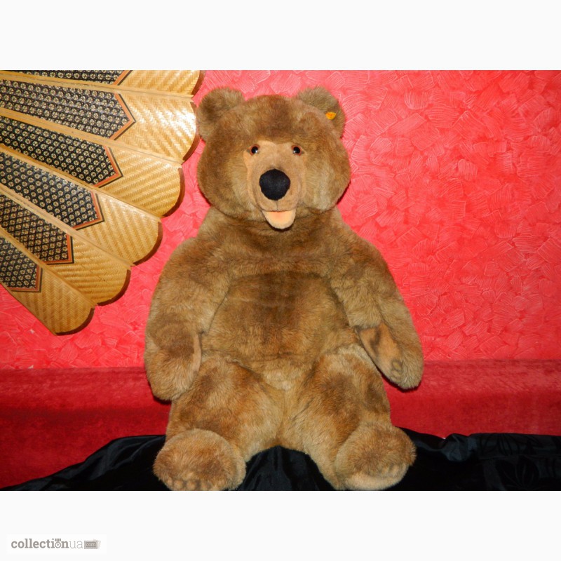 Фото 9. Большой Мишка Steiff Molly Brown Bear 80см 1989-90